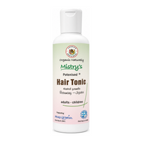 Mistry's Potenised Natural Hair Tonic by Mistry's Natural Beauty — front view showing product label and branding, studio product photo on white background
