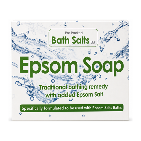 Epsom Salts Company Epsom Soap by Pre Packed Bath Salts Ltd. Personal Care — front view showing product label and branding, studio product photo on white background