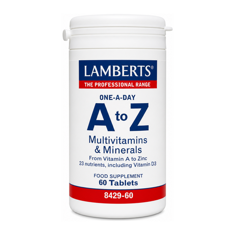 Lamberts A-Z Multi by Lamberts Natural Remedies — front view showing product label and branding, studio product photo on white background