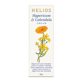 Helios Hypericum & Calendula Cream by Helios Natural Remedies — front view showing product label and branding, studio product photo on white background