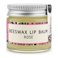 Laughing Bird Lip Balm Rose by Laughing Bird No Category Available — front view showing product label and branding, studio product photo on white background