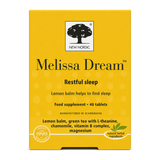 New Nordic Melissa Dream 20 tablets by New Nordic — front view showing product label and branding, studio product photo on white background