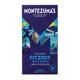Montezumas Chocolate FitzRoy 74% Dark Organic by Montezuma's Food & Drinks — front view showing product label and branding, studio product photo on white background