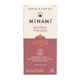 Minami Nutrition MorDHA Prenatal by Minami Natural Remedies — front view showing product label and branding, studio product photo on white background