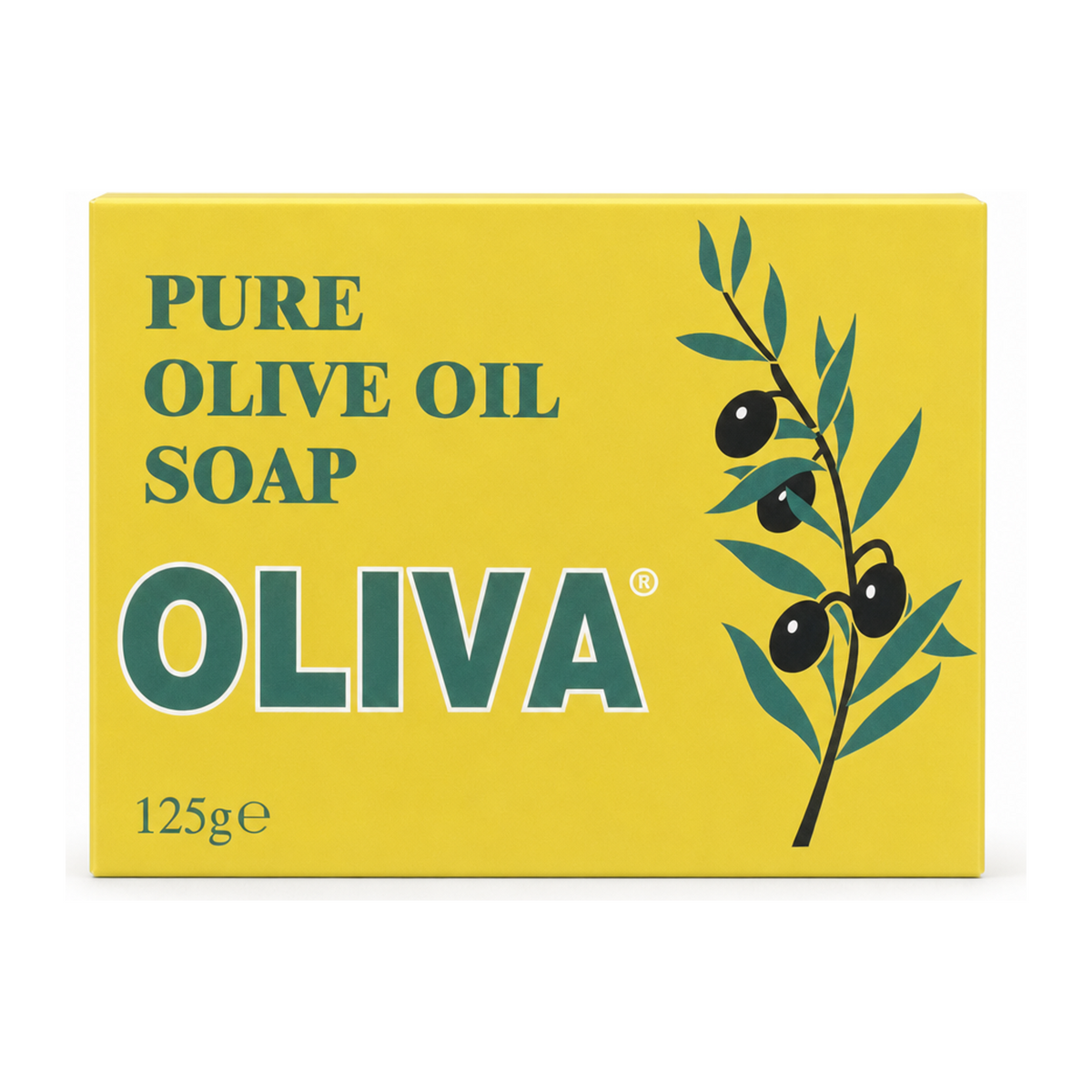 Oliva Olive Oil Soap by Oliva Natural Beauty — front view showing product label and branding, studio product photo on white background