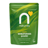 Naturya Organic Wheatgrass Powder by Naturya Natural Remedies — front view showing product label and branding, studio product photo on white background