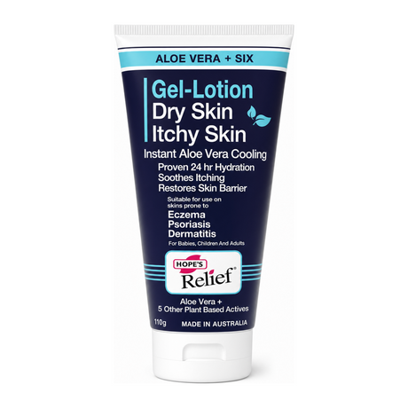 Hope's Relief Gel-Lotion by Hope's Relief Natural Beauty — front view showing product label and branding, studio product photo on white background