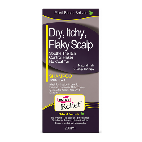 Hopes Relief Shampoo by Hope's Relief Personal Care — front view showing product label and branding, studio product photo on white background