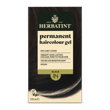 Herbatint Black Ammonia Free hair colour 1N by Herbatint Natural Beauty — front view showing product label and branding, studio product photo on white background