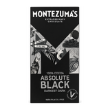 Montezuma's Dark Chocolate Absolute Black 100% Cocoa by Montezuma's Food & Drinks — front view showing product label and branding, studio product photo on white background