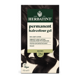 Herbatint Brown Ammonia Free hair Colour 2N by Herbatint Natural Beauty — front view showing product label and branding, studio product photo on white background
