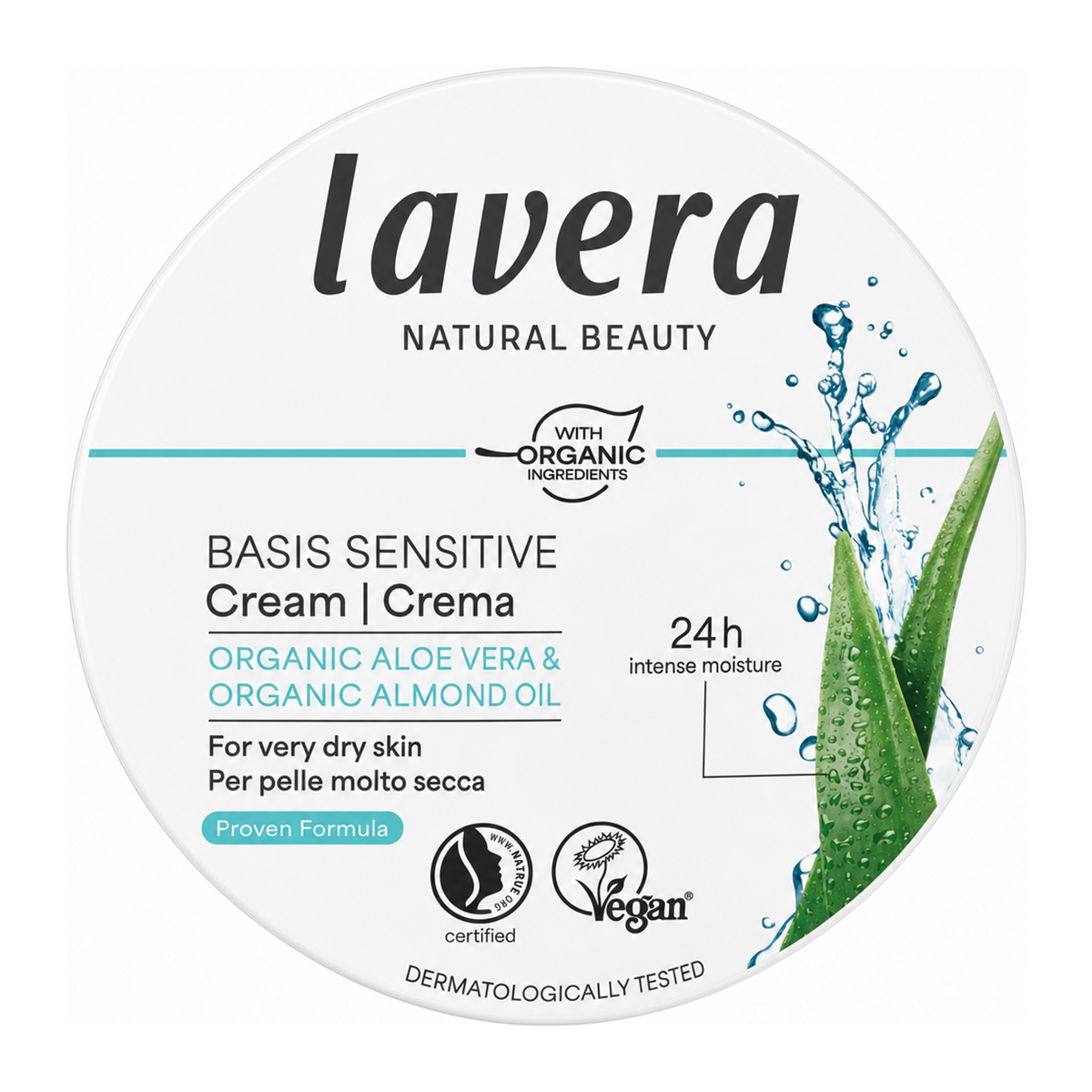 Lavera Basis - All Round Cream by Lavera Natural Beauty — front view showing product label and branding, studio product photo on white background