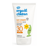 Green People Organic Children Sun Lotion SPF30 - Scent Free by Green People Natural Beauty — front view showing product label and branding, studio product photo on white background