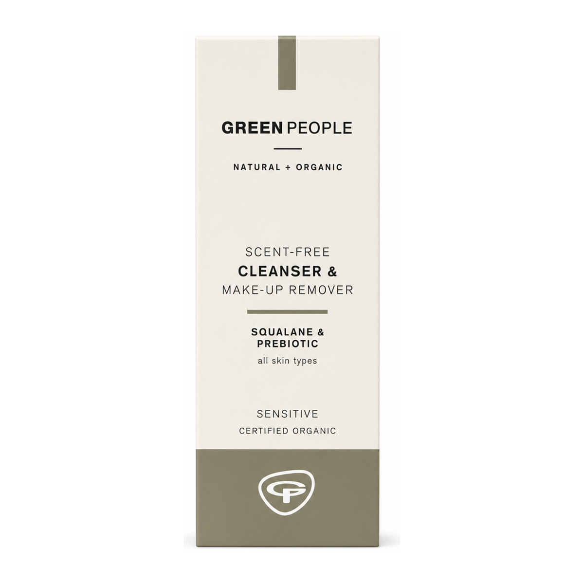Green People Scent Free Cleanser by Green People Natural Beauty — front view showing product label and branding, studio product photo on white background