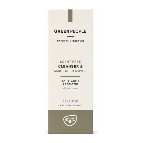 Green People Scent Free Cleanser by Green People Natural Beauty — front view showing product label and branding, studio product photo on white background