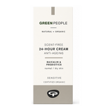 Green People Scent Free 24 Hour Cream by Green People Personal Care — front view showing product label and branding, studio product photo on white background