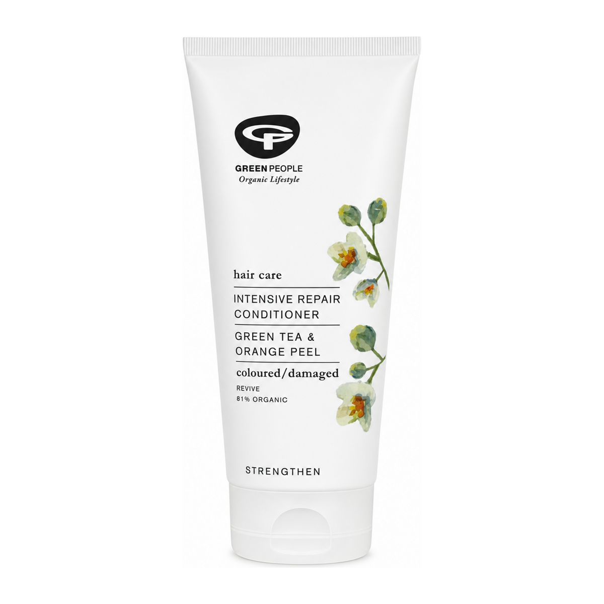 Green People Intensive Repair Conditioner by Green People Natural Beauty — front view showing product label and branding, studio product photo on white background