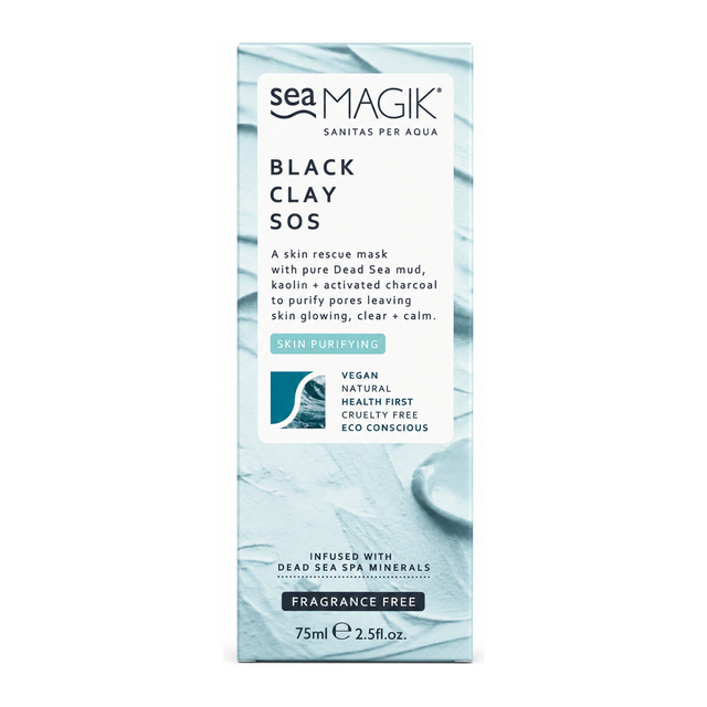 Dead Sea Spa Magik Mud Mask by Sea Magik Natural Beauty — front view showing product label and branding, studio product photo on white background