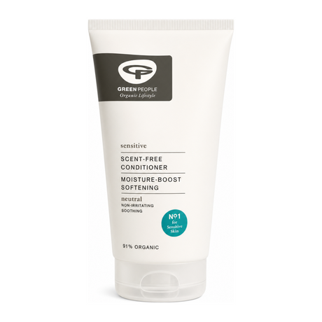 Green People Scent Free Conditioner by Green People Natural Beauty — front view showing product label and branding, studio product photo on white background