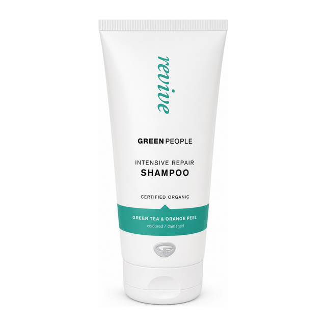 Green People Intensive Repair Shampoo by Green People Natural Beauty — front view showing product label and branding, studio product photo on white background