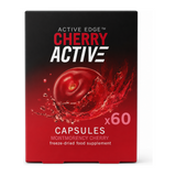 Active Edge CherryActive Capsules by Active Edge Natural Remedies — front view showing product label and branding, studio product photo on white background