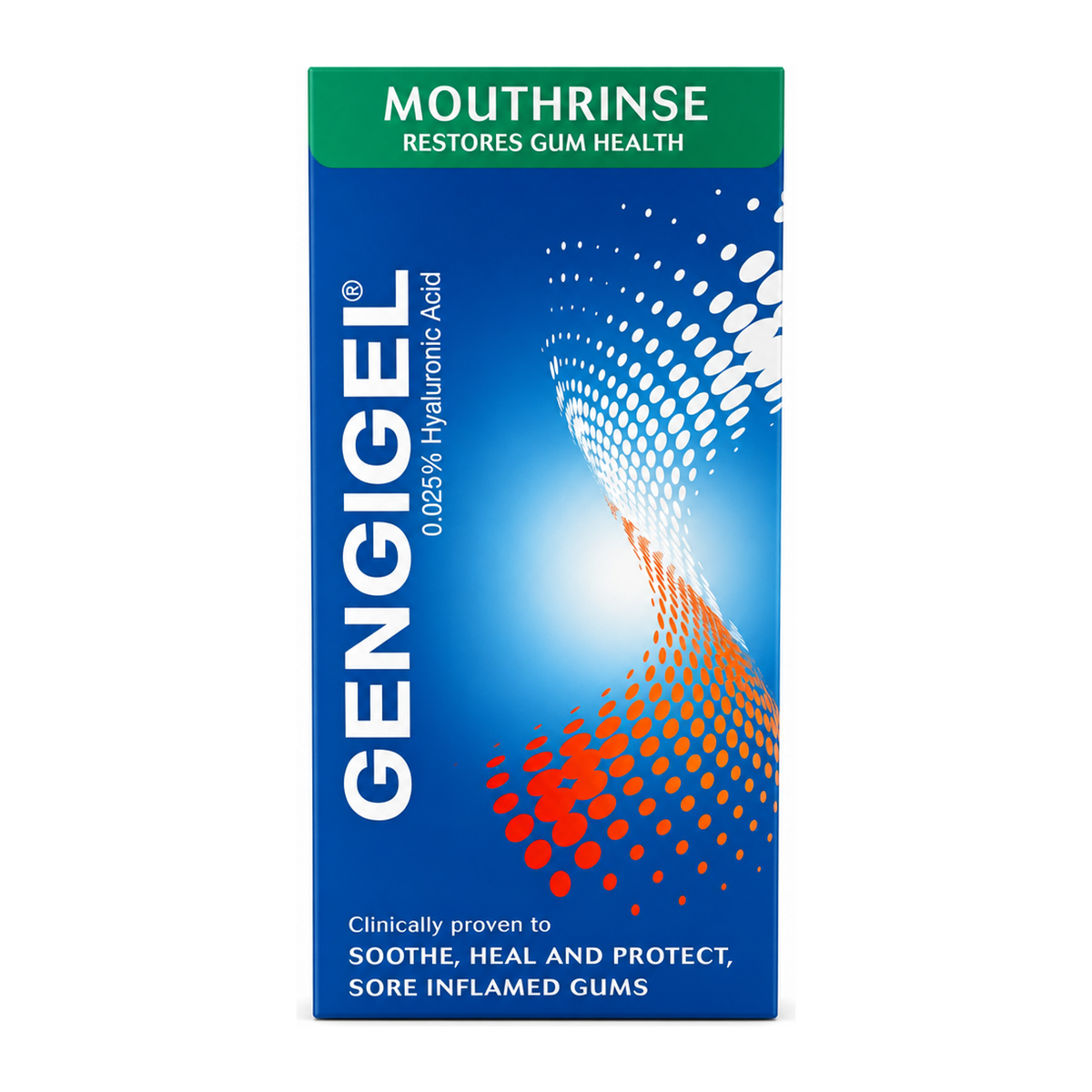 Gengigel Mouthrinse by Gengigel Natural Remedies — front view showing product label and branding, studio product photo on white background