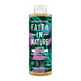 Faith in Nature Lavender & Geranium Shampoo by Faith In Nature Natural Beauty — front view showing product label and branding, studio product photo on white background