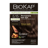 BioKap Ash Chestnut 5.15 Hair Dye by BioKap Natural Beauty — front view showing product label and branding, studio product photo on white background