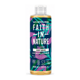 Faith in Nature Lavender & Geranium Body Wash by Faith In Nature Natural Beauty — front view showing product label and branding, studio product photo on white background