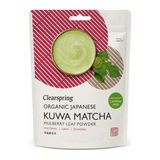 Clearspring Organic Japanese Kuwa Matcha - Mulberry Leaf Powder by Clearspring Food & Drinks — front view showing product label and branding, studio product photo on white background