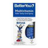 BetterYou Roald Dahl Kids Multivitamin Oral Spray by BetterYou Natural Remedies — front view showing product label and branding, studio product photo on white background