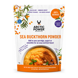 Arctic Power Berries 100% Sea Buckthorn Powder by Arctic Power Berries Food & Drinks — front view showing product label and branding, studio product photo on white background