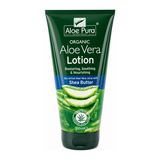 Aloe Pura Aloe Vera Lotion by Aloe Pura Natural Beauty — front view showing product label and branding, studio product photo on white background