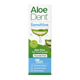 Aloe Dent Sensitive Aloe Vera Toothpaste + Echinacea Mint by AloeDent Natural Beauty — front view showing product label and branding, studio product photo on white background