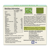 Sun Chlorella A Tablets — back view showing ingredients and product details, studio product photo on white background