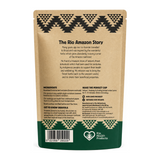 Rio Amazon Graviola Leaf Tea 40 Teabags — back view showing ingredients and product details, studio product photo on white background