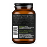 KIKI Health Zeolite Powder — back view showing ingredients and product details, studio product photo on white background