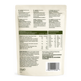 Pulsin Soya Protein Isolate Powder Unsweetened g — back view showing ingredients and product details, studio product photo on white background