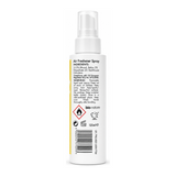 Lemon Myrtle Air Freshener 125ml — back view showing ingredients and product details, studio product photo on white background