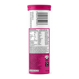 Phizz 3in1 Hydration Electrolytes Vitamins - App&Bcurrant - 10 Tabs — back view showing ingredients and product details, studio product photo on white background