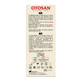 Otosan Ear Cones Twin Pack — back view showing ingredients and product details, studio product photo on white background