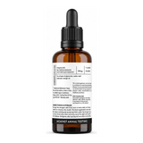 Viridian Liquid B12 — back view showing ingredients and product details, studio product photo on white background