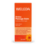 Weleda Arnica Massage Balm — front view showing product label and branding, studio product photo on white background