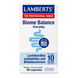 Lamberts Biome Balance Everyday — front view showing product label and branding, studio product photo on white background