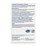 Optibac Probiotics For Every Day EXTRA Strength — back view showing ingredients and product details, studio product photo on white background