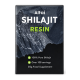 Feel Supreme Altai Shilajit Resin — front view showing product label and branding, studio product photo on white background