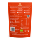 Aduna Baobab Superfruit Powder — back view showing ingredients and product details, studio product photo on white background