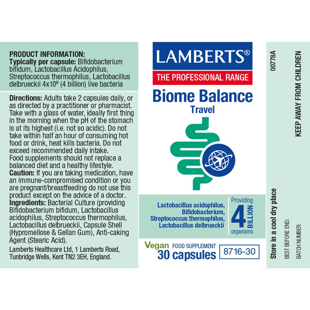 Lamberts Biome Balance Travel