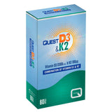 Quest D3 & K2 2500 IU & 100mcg - 60 Capsules