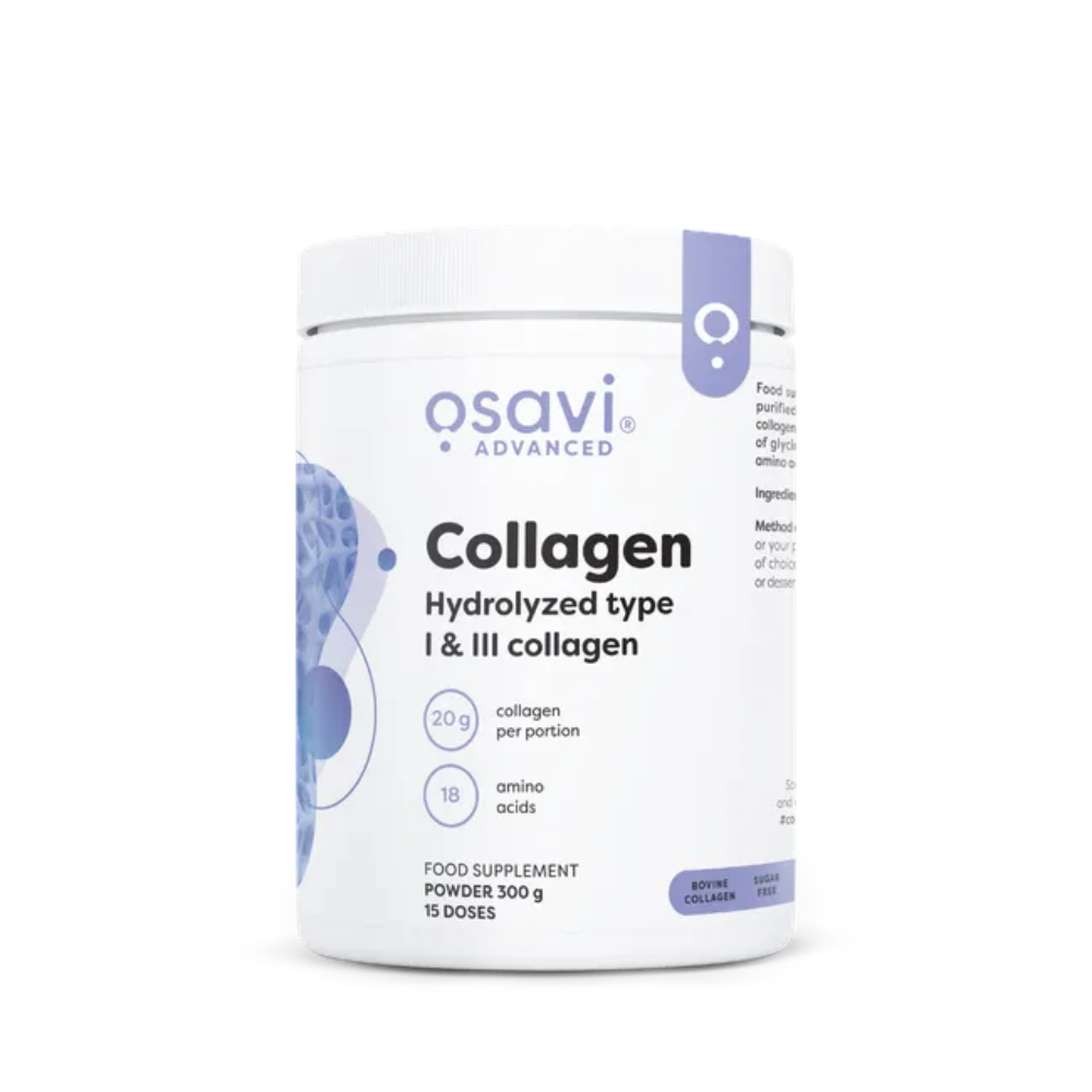 Osavi Advanced collagen supplement container on a white background